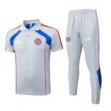 Polo + Pantalones Bayern Munich 2025/26-Retro Gray